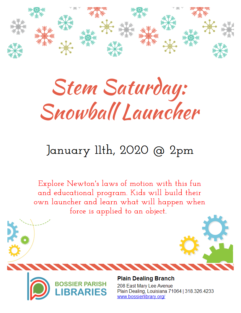 Stem Saturday: Snowball Launcher