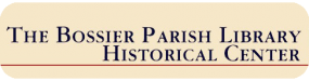 The Bossier Parish Library Historical Center Logo