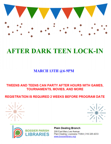 After Hour Teen Lock- in