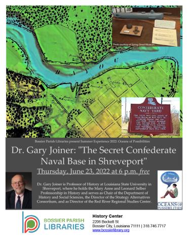 Flyer for program showing map of Red River