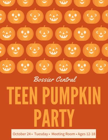 Teen pumpkin party