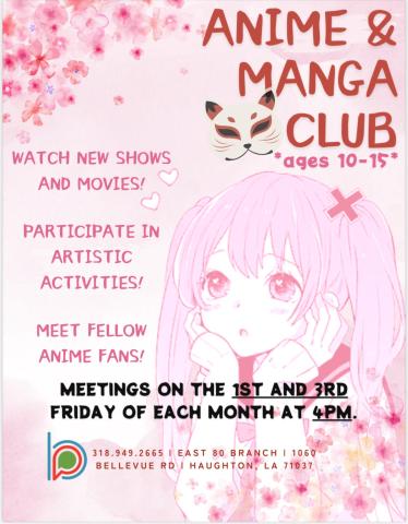 anime and manga club tweens