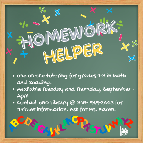 Homework Helper Flyer