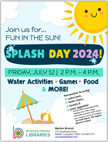 Splash Day 2024 Flyer
