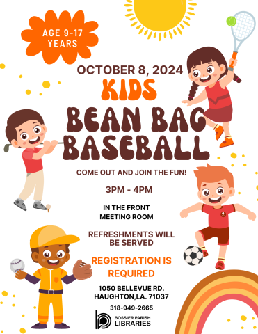 kids' beanbag baseball 