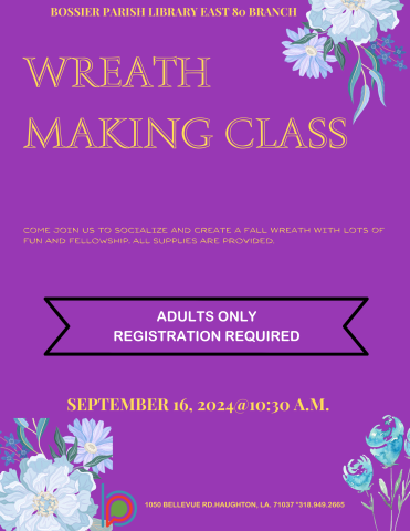 Wreath Making Flyer