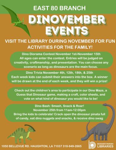 Dinovember Events