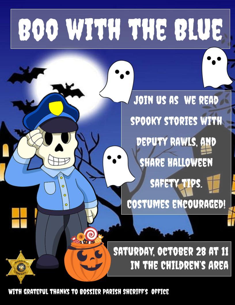 Boo with the blue flyer