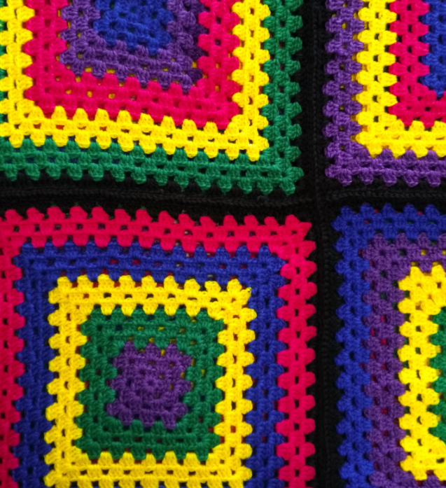 Colorful Crochet Blanket