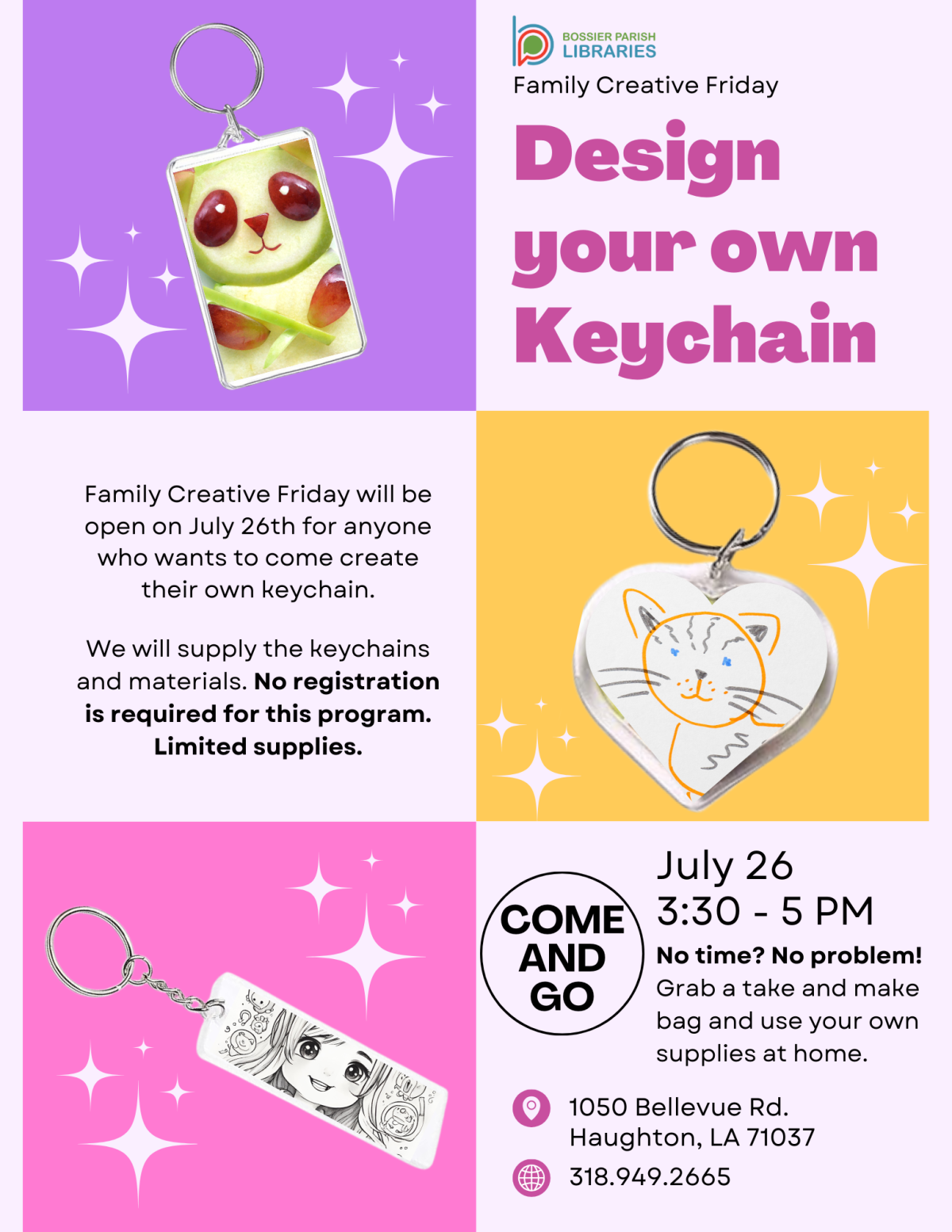 Family Creative Friday July Flyer