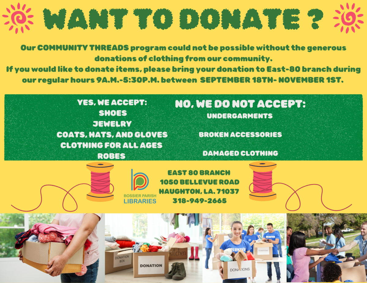 Donation flyer